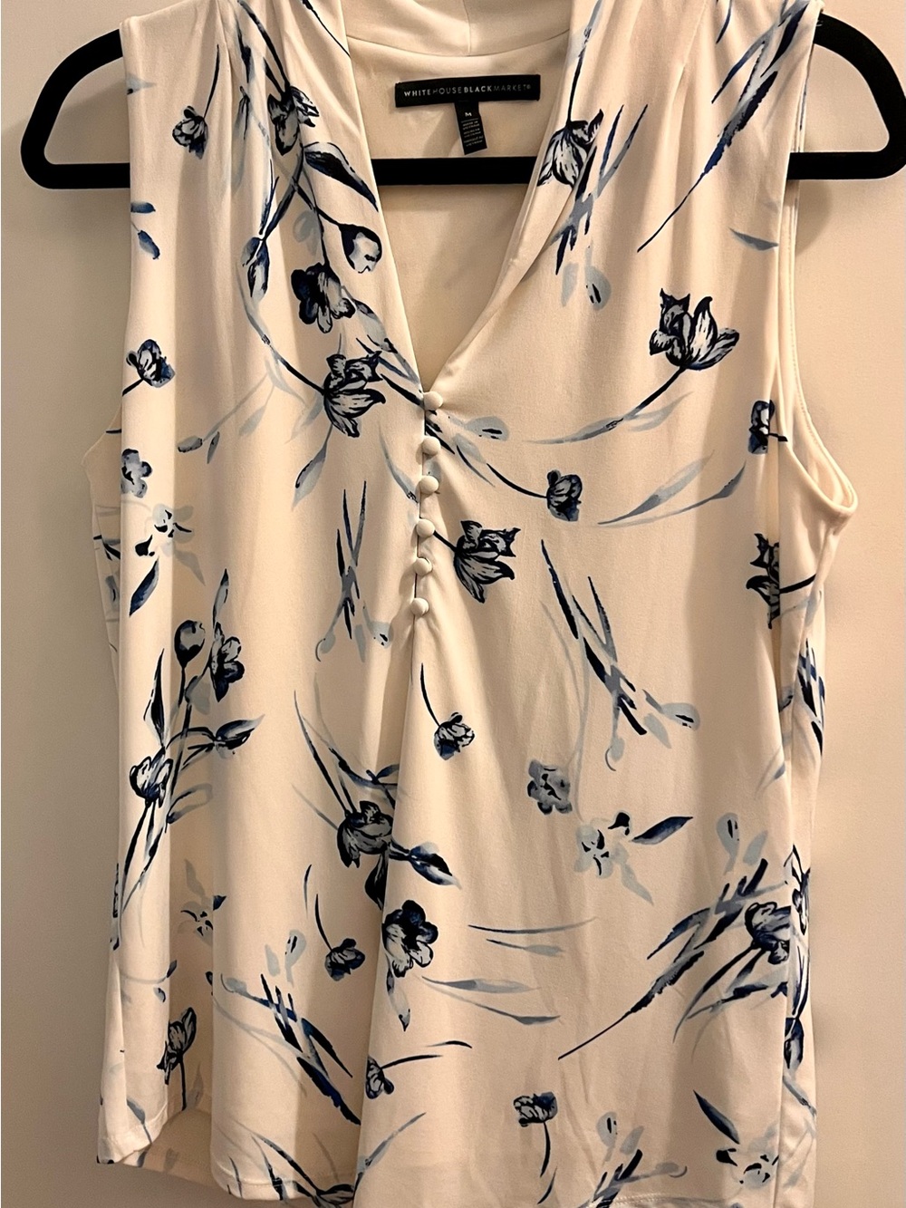 WHBM Floral Blouse